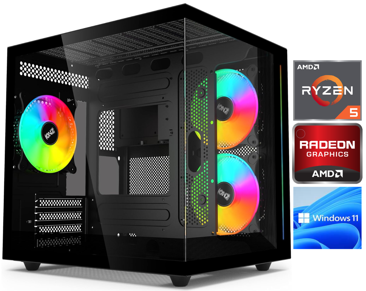 Ryzen 5 5500 Gaming PC┃RX 6600┃1TB SSD – Dreadnought PC Specialists