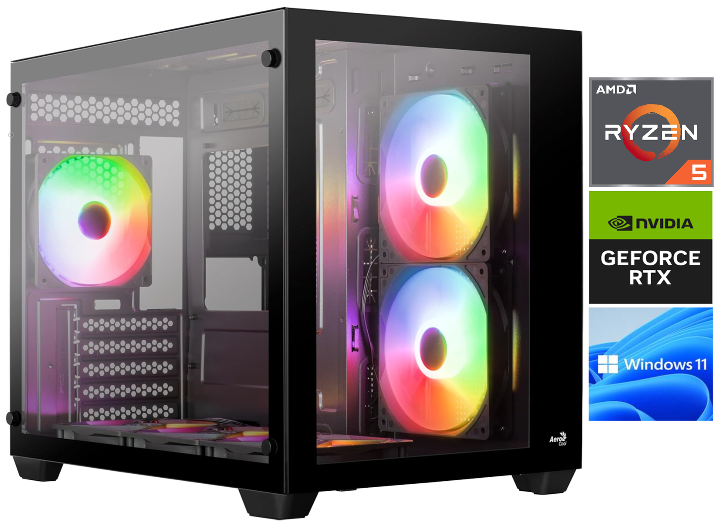 CLASS I Ryzen 5 PC┃Ryzen 5 6-core┃RTX 2060 6GB┃1TB SSD┃16GB DDR4┃Win10/11