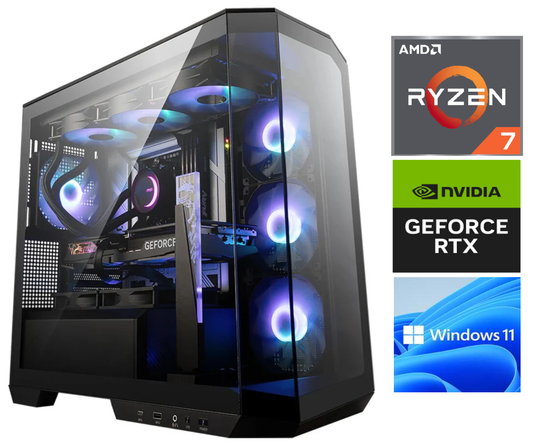 CLASS IV Ryzen 7 PC┃Ryzen 7 7800X3D┃RTX 5070TI 16GB┃4TB SSD┃32GB DDR5┃Win10/11