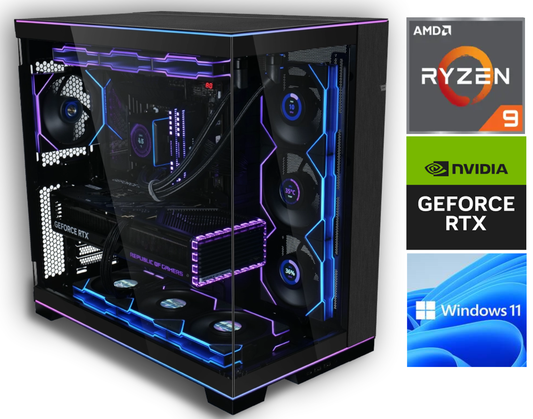 CLASS V Ryzen 9 PC┃Ryzen 9 9950X3D┃RTX 5090 32GB┃6TB NVMe SSD┃64GB 6000MHz┃Win10/11